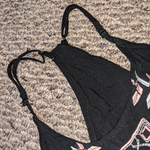 Fringe Shein Black Tank Top - Picture 4 of 4